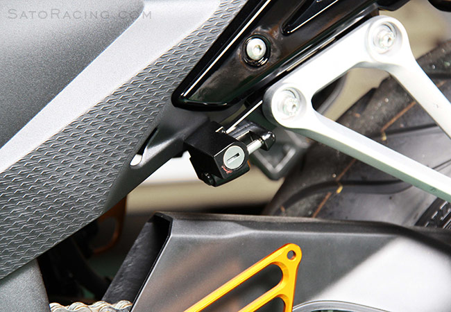 Sato Racing Helmet Lock for Honda CBR500R, CB500F, CB500X, CBR400R, CB400F, CB400X (13-18) Sato Racing Helmet Lock for Honda CBR500R, CB500F, CB500X, CBR400R, CB400F, CB400X (13-18)